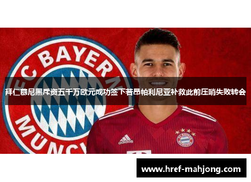 拜仁慕尼黑斥资五千万欧元成功签下若昂帕利尼亚补救此前压哨失败转会 拜仁慕尼黑斥资五千万欧元成功签下若昂帕利尼亚补救此前压哨失败转会